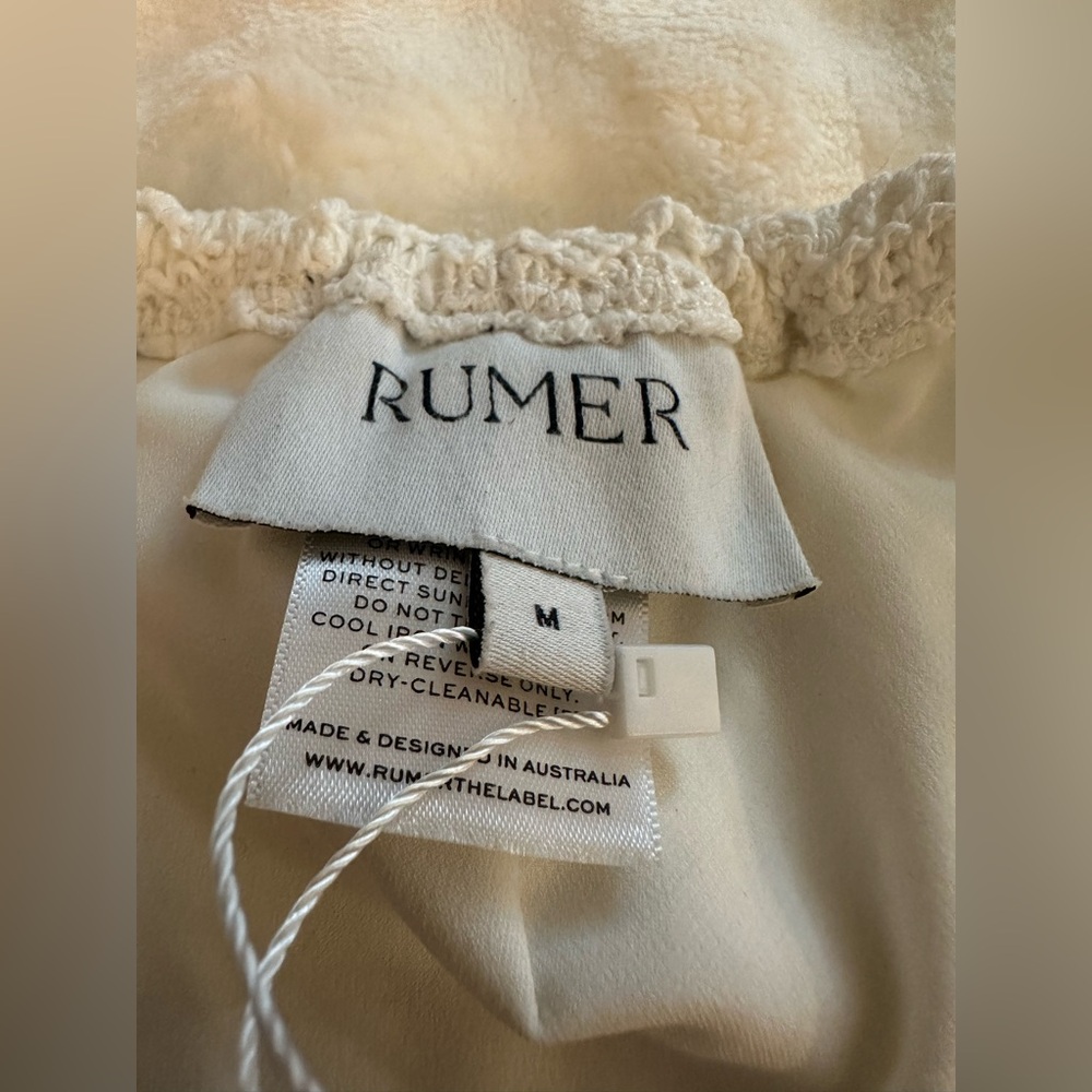 Rumer‎ Ines Triangle Bikini Top in white - Picture 8 of 10